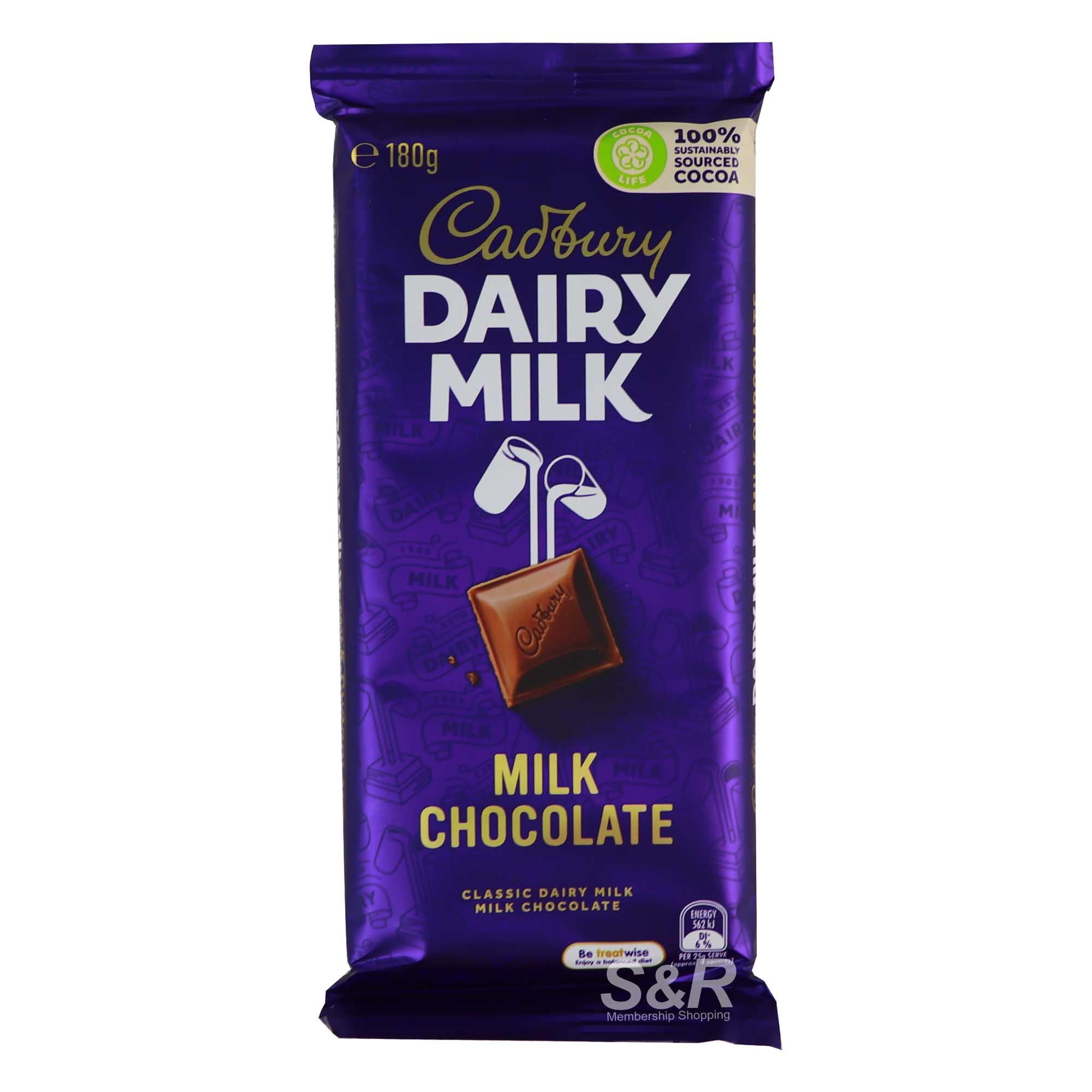 Cadbury Dairy Milk Milk Chocolate 180g